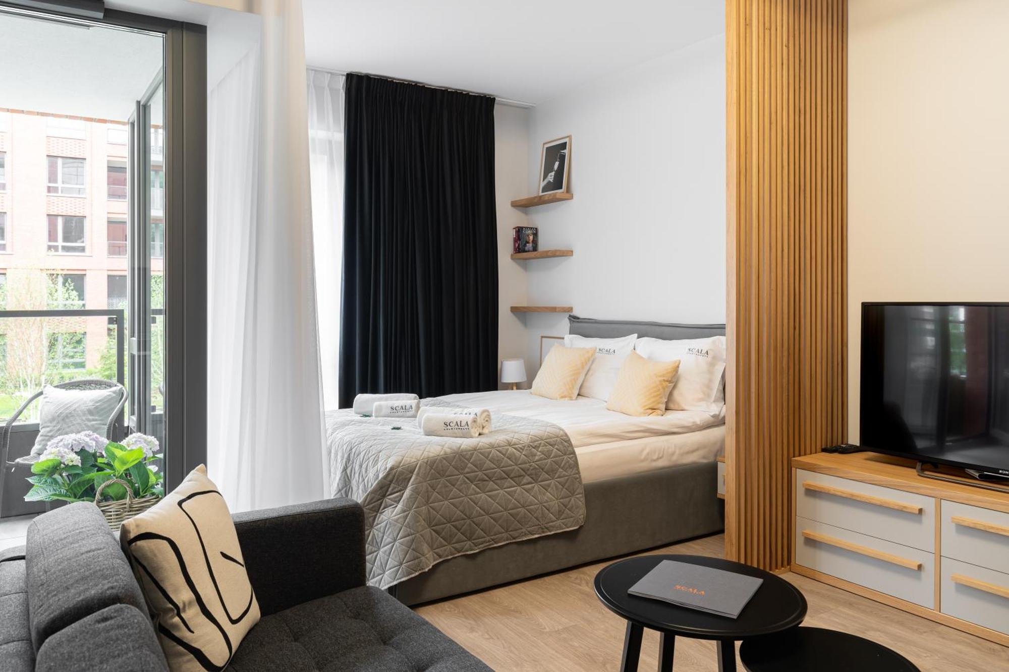 Scala 60C City Center Apartments & Studio By Lion Apartments Гданск Екстериор снимка
